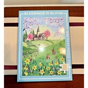 Blessings In Bloom  1000 Pc Jigsaw Puzzle, Brand New-Sealed Box!